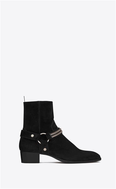 men ysl loafers|st laurent men's boots.